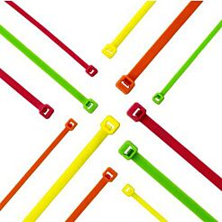 PLT2S-C59 4,8x188 mm PAN-TY Kabelbinder, fluoreszierend rosa, Nylon 6.6, Panduit