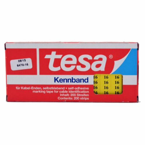 Tesadur-16 tesa®-Kennband zur Kennzeichnung von Kabeln, Leitungen etc.