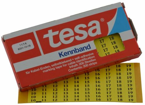 Tesadur-10-19 tesa®-Kennband zur Kennzeichnung von Kabeln, Leitungen etc.