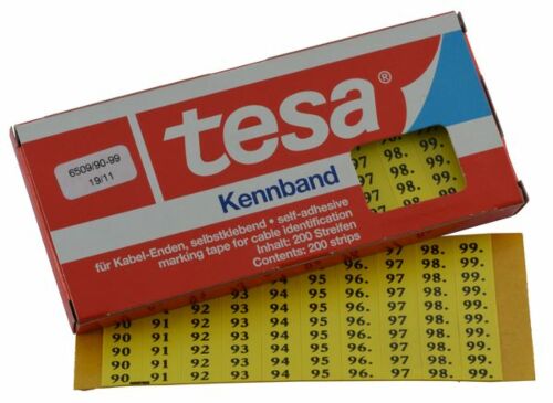 Tesadur-90-99 tesa®-Kennband zur Kennzeichnung von Kabeln, Leitungen etc.