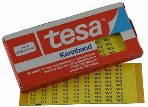 TESADUR-U2/V2/W2 tesa®-Kennband zur Kennzeichnung von Kabeln, Leitungen etc.