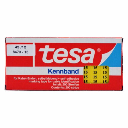 Tesadur-15 tesa®-Kennband zur Kennzeichnung von Kabeln, Leitungen etc.