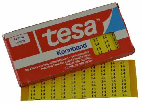 Tesadur-14 tesa®-Kennband zur Kennzeichnung von Kabeln, Leitungen etc.
