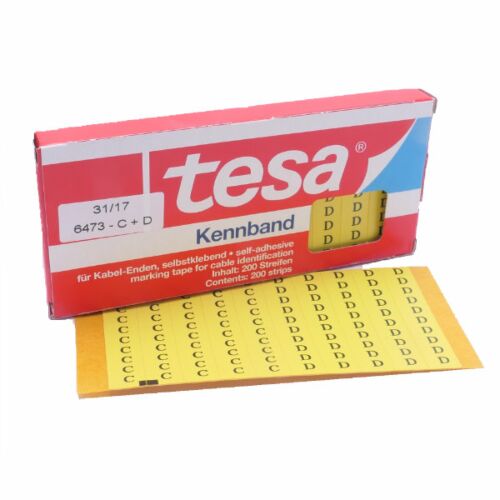 Tesadur-C/D tesa®-Kennband zur Kennzeichnung von Kabeln, Leitungen etc.