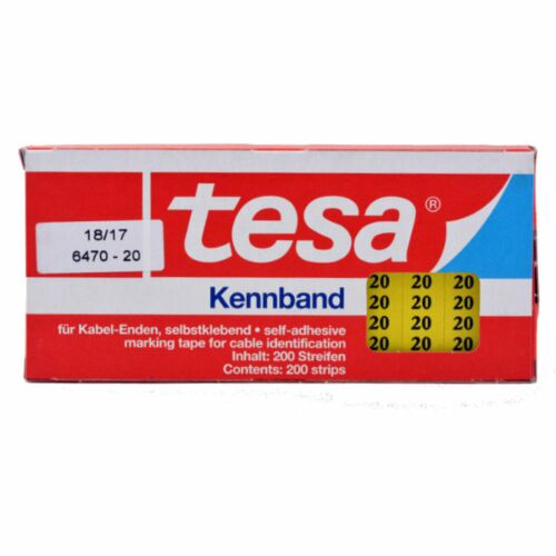 Tesadur-20 tesa®-Kennband zur Kennzeichnung von Kabeln, Leitungen etc.
