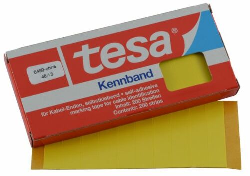 Tesadur-UNBEDRUCKT tesa®-Kennband zur Kennzeichnung von Kabeln, Leitungen etc.
