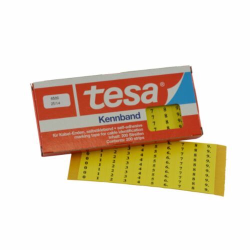 Tesadur-0-9 tesa®-Kennband zur Kennzeichnung von Kabeln, Leitungen etc.