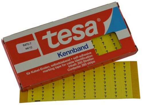 Tesadur-7 tesa®-Kennband zur Kennzeichnung von Kabeln, Leitungen etc.