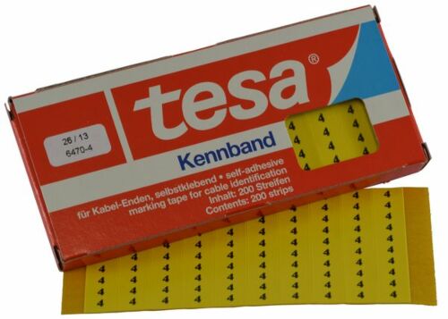 Tesadur-4 tesa®-Kennband zur Kennzeichnung von Kabeln, Leitungen etc.
