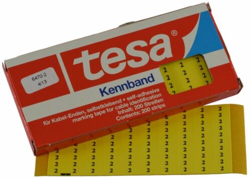 Tesadur-2 tesa®-Kennband zur Kennzeichnung von Kabeln, Leitungen etc.