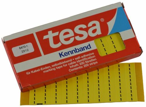 Tesadur-1 tesa®-Kennband zur Kennzeichnung von Kabeln, Leitungen etc.
