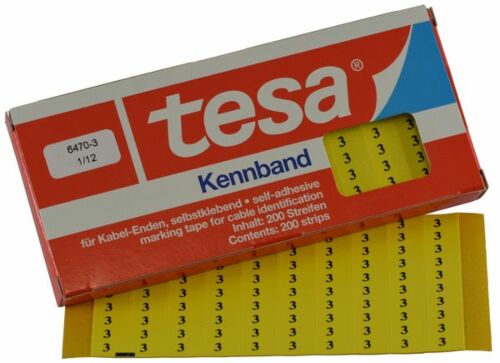 Tesadur-3 tesa®-Kennband zur Kennzeichnung von Kabeln, Leitungen etc.