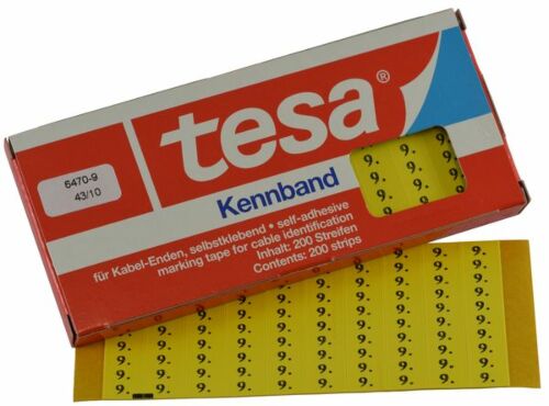 Tesadur-9 tesa®-Kennband zur Kennzeichnung von Kabeln, Leitungen etc.
