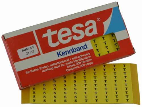 Tesadur-S/T tesa®-Kennband zur Kennzeichnung von Kabeln, Leitungen etc.