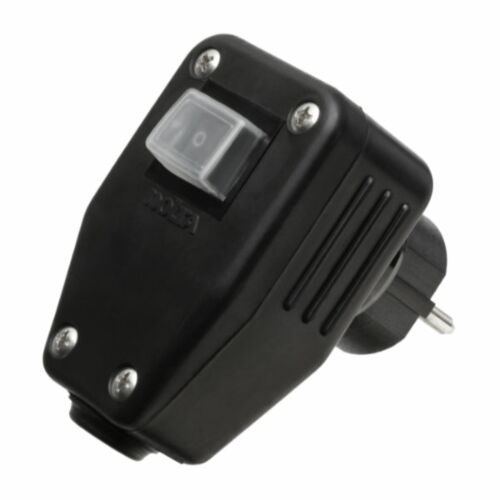 81 0358 NOLTA Gummistecker mit Betriebsschalter 6A