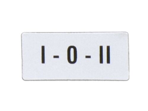 LPXAGB205 Lovato SELECTOR LABEL I-O-II