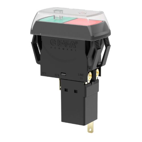 3120-N32V-H7T1-SGRX-12A-X3120-U0100M ETA Thermischer Schutzschalter mit mit Schaltwippe und Unterspannungsmodul
