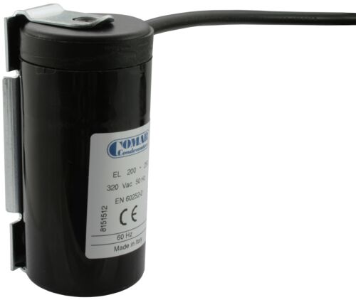 ALK 160-200 Elektrolyt-Anlaufkondensator Comar 160-200µF