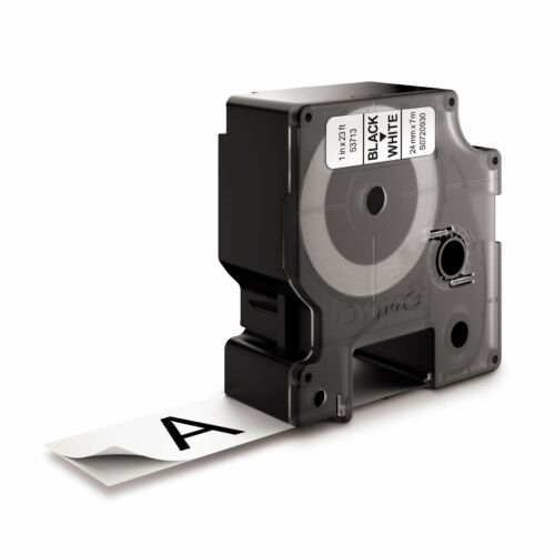 53713 DYMO-D1-Etiketten schwarz/weiß 24mm/7m Standard