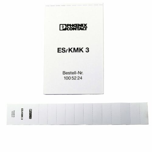 ES/KMK 3 Einsteckstreifen zur Kabelkennzeichnung