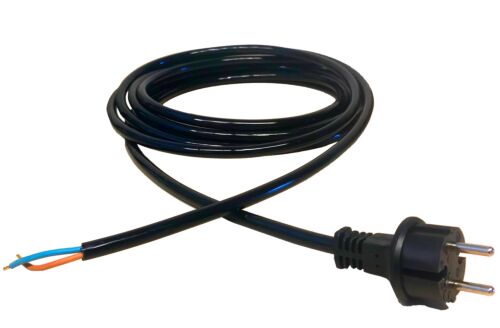 FPUR 1004 sehr flexible konfektionierte PUR-Anschlussleitung H07BQ-F 2x1,5mm&sup2; 5m, schwarz