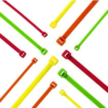 PLT2S-C59 4,8x188 mm PAN-TY Kabelbinder, fluoreszierend rosa, Nylon 6.6, Panduit
