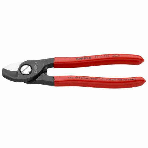 95 11 165 Kabelschere zum Schneiden von Cu- und Al-Kabel Knipex