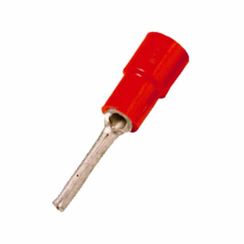 RSPT-5338-10Lötfreie Stift-Kabelschuhe, mit Isolation rot