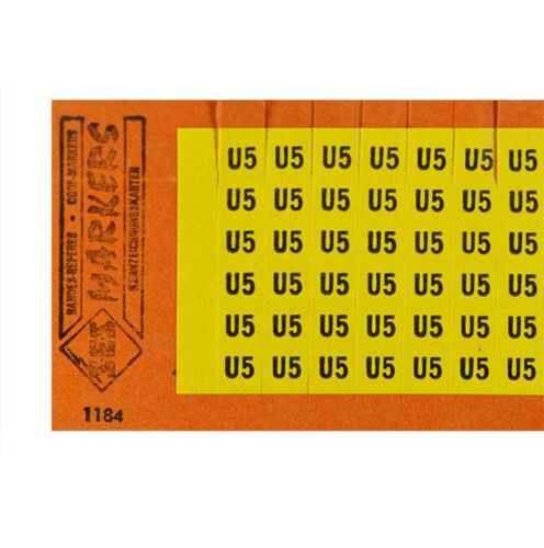 SES-MARKERS U5 Kabelkennzeichnung