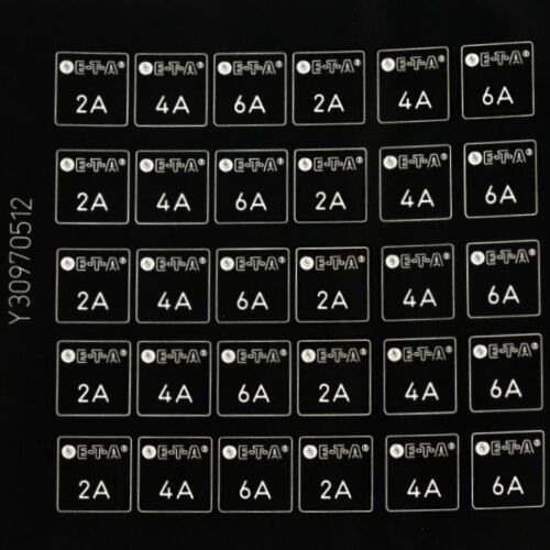 Y 309 705 12 ETA Etiketten für ESX10-TD