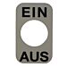 298 Bezeichnungsschild aus Aluminium Marquardt 240.001.011